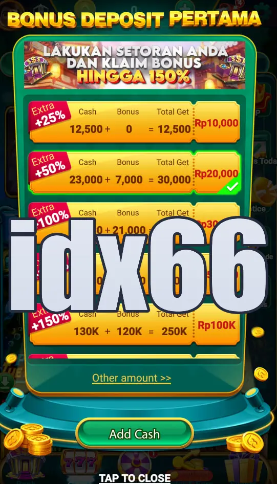 idx66 Masuk